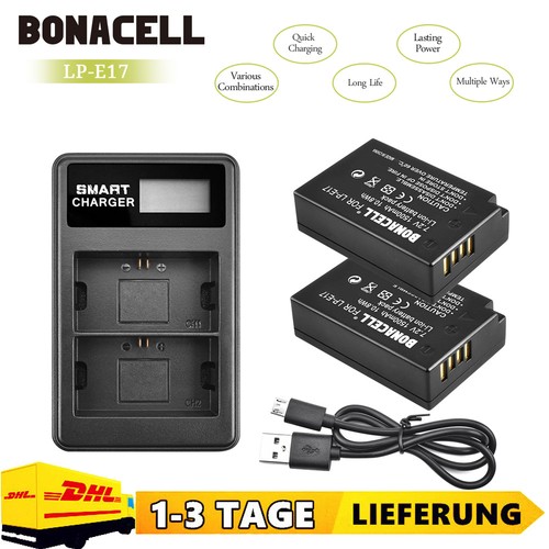 2800mah e10 batteria - lp-e10,